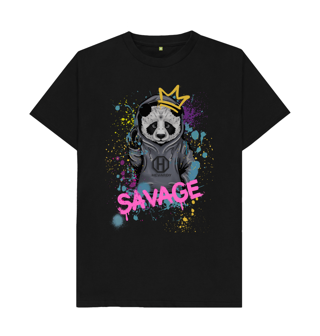 Black Savage Panda T-shirt