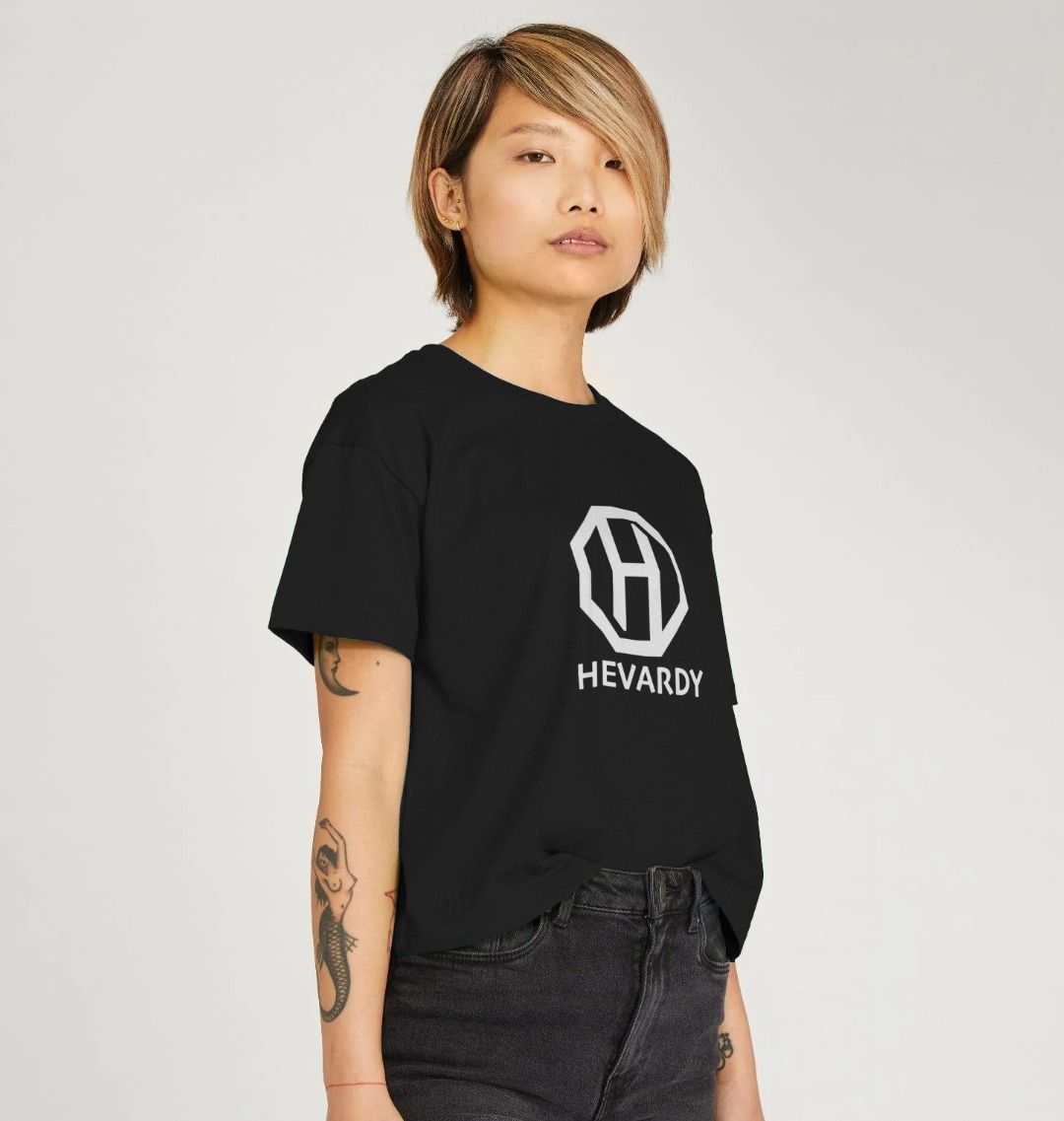 Womens Boxy Tee White Octagon