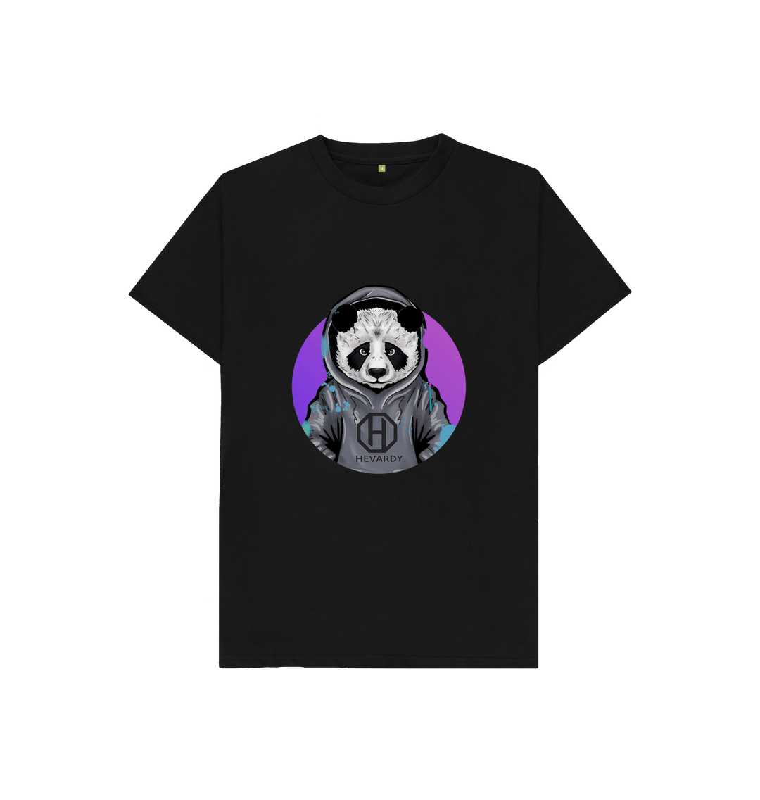 Black Purple Panda Kids