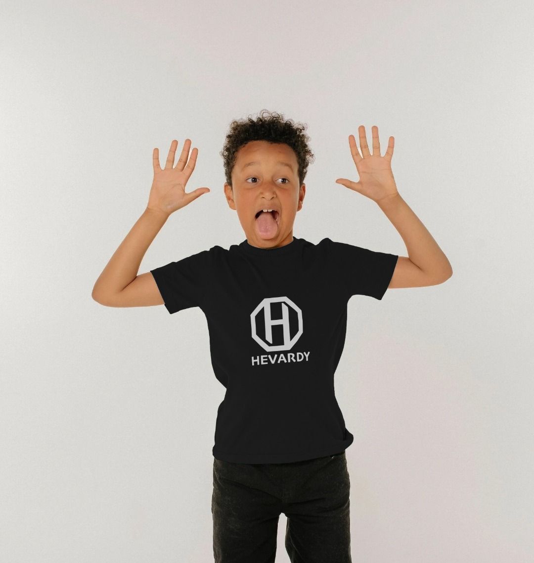 Hevardy Octagon Kids Tee Black