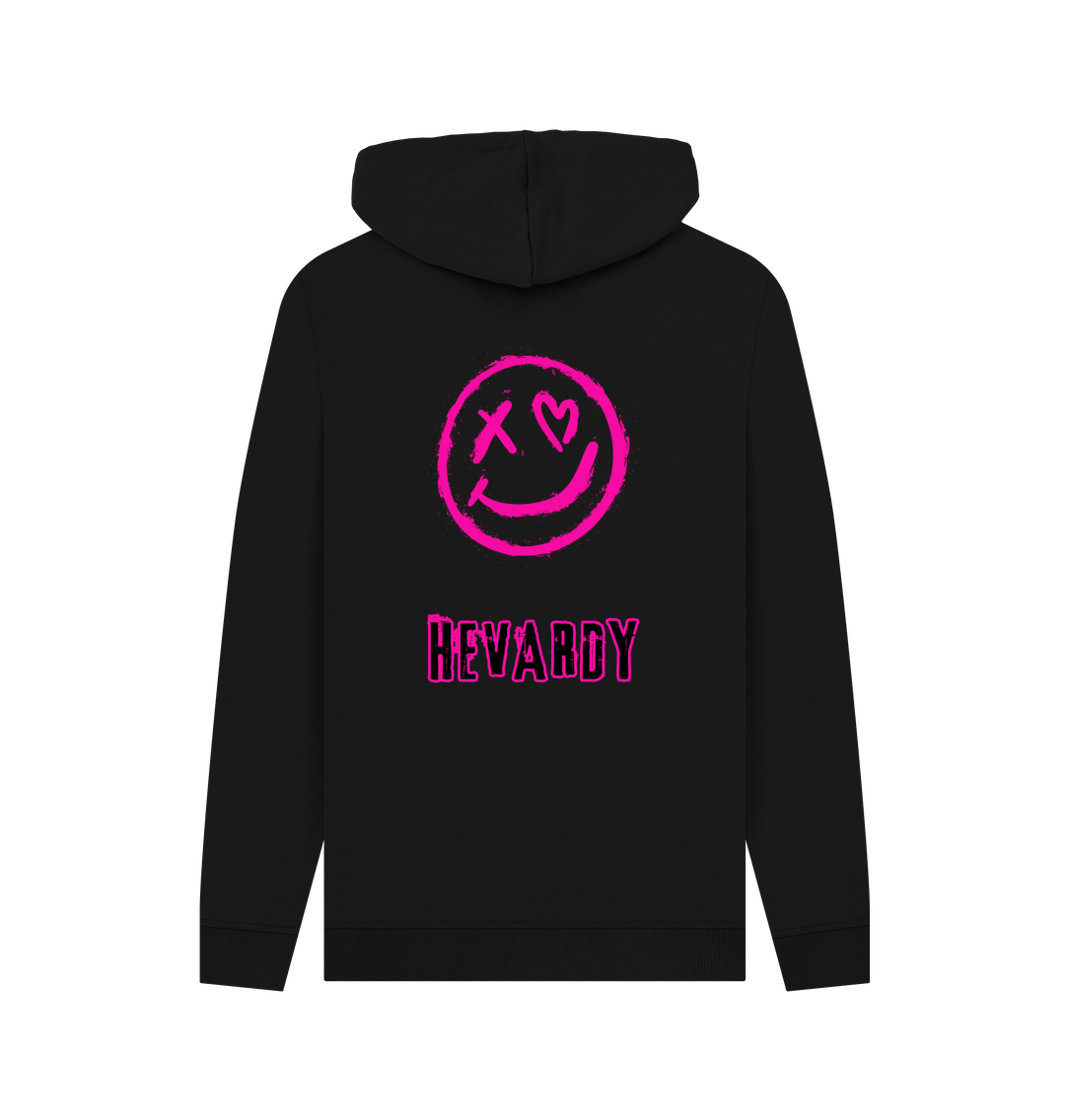 Black Pink smiley hoodie