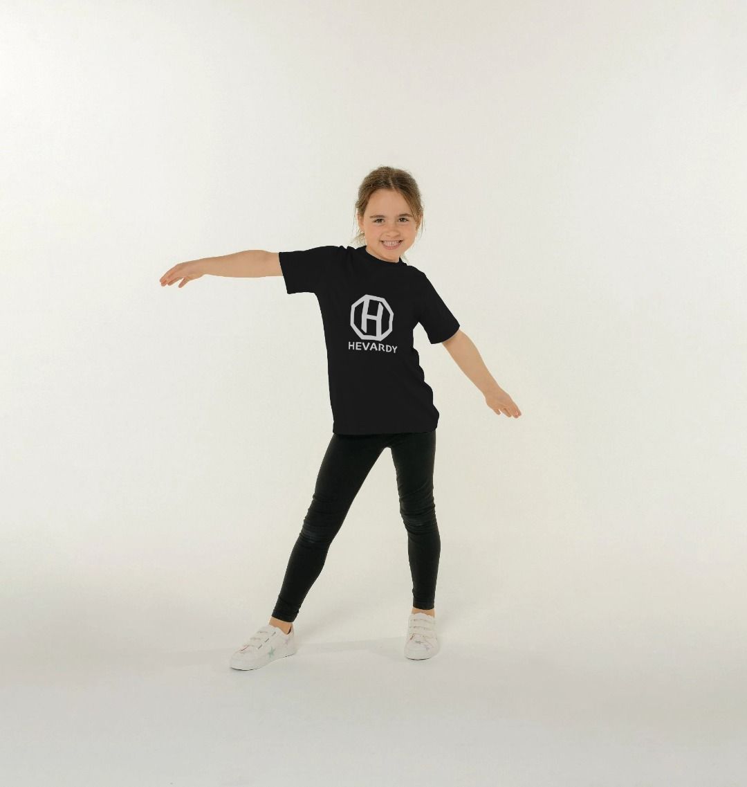 Hevardy Octagon Kids Tee Black