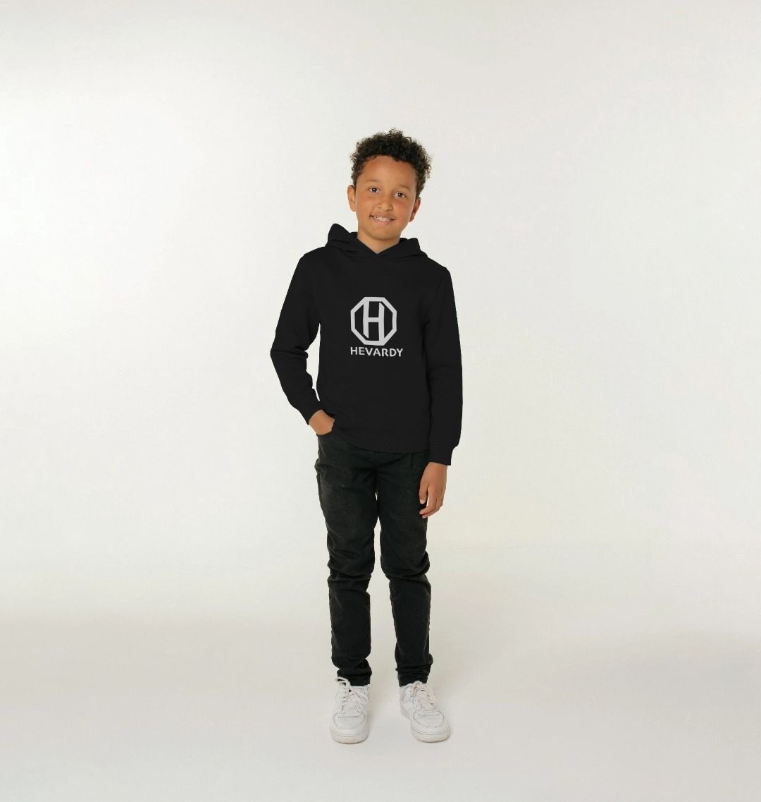 Kids Classic White Octagon Hoodie