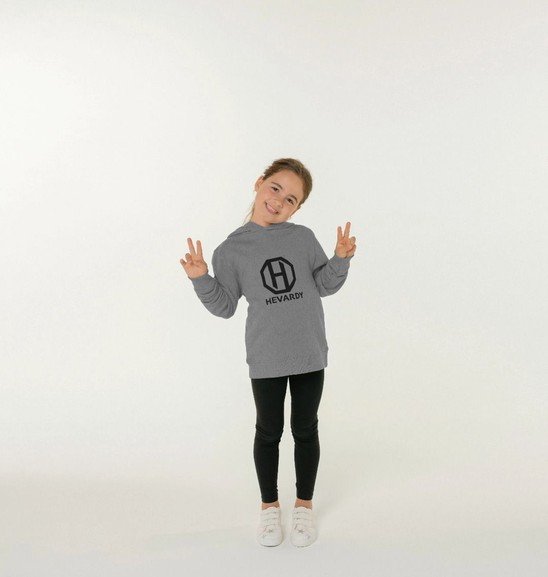 Kids Classic Black Octagon Hoodie